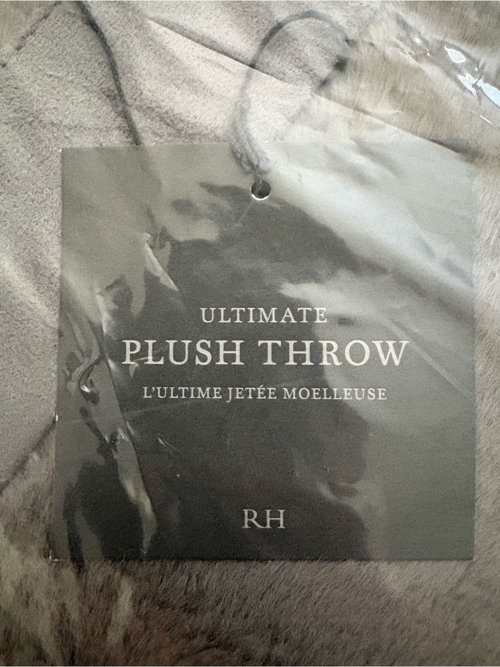 NWT Restoration Hardware ultimate plush throw